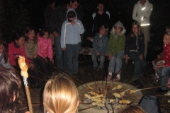 Lagerfeuerabend der Mädchenjungschar mit den Eltern